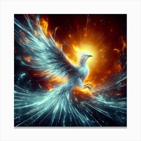 Digital Phoenix03 Canvas Print