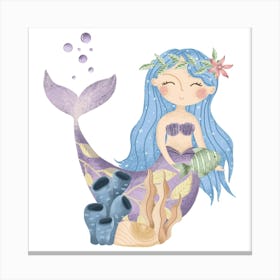 Magical mermaid Canvas Print