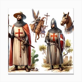 Crusader 1 Canvas Print