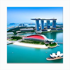 Marina Bay Sands Canvas Print