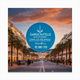 Cannes Et L Assurance Un Visuel De La Magnifique (1) Canvas Print