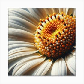 White Daisy Canvas Print