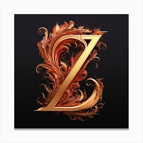 Letter Z Canvas Print