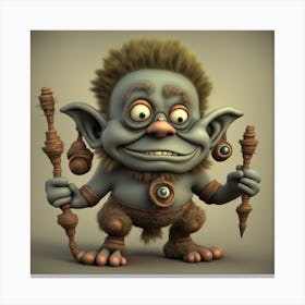 Troll 5 Canvas Print