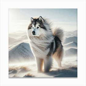 Husky dog Canvas Print