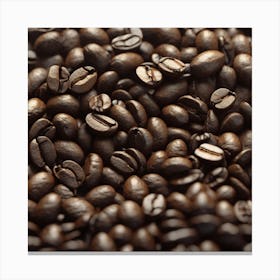 Coffee Beans And Bush Behind Trending On Artstation Sharp Focus Studio Photo Intricate Details (33) Canvas Print