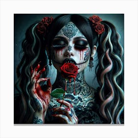 Day Of The Dead Girl Canvas Print