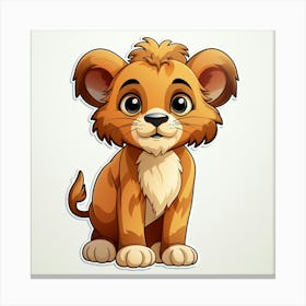 Lion Cub 49 Canvas Print