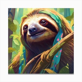 Sloth Canvas Print