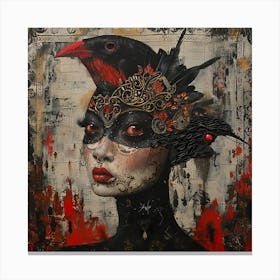 Bird Woman Canvas Print