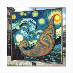 Paisley2gogh Canvas Print