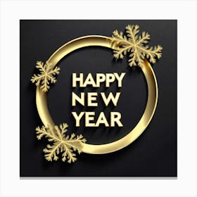 Happy New Year 25 Canvas Print