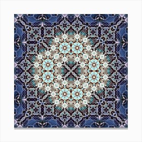 Mandala Abstraction Purple 2 Canvas Print