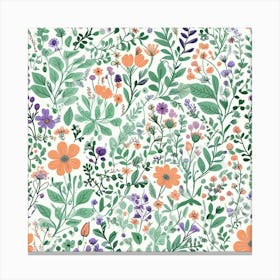 Floral Pattern Canvas Print