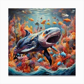 'Whale' Canvas Print