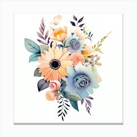 Floral Bouquet Canvas Print