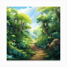 Forest Path 2 Canvas Print