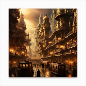 Futuristic City 6 Canvas Print