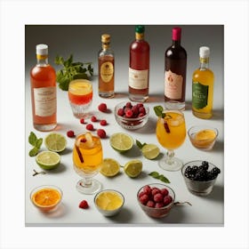 Default Ingredients For Cocktails In Unusual Combinations Aest 2 Canvas Print