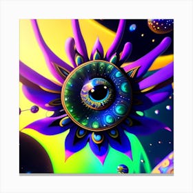 Eye Of Psychedelia Canvas Print