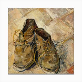 Van Gogh Shoes Canvas Print