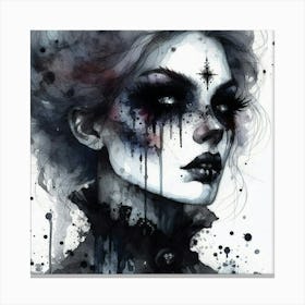 Gothic Girl 1 Canvas Print