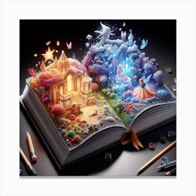 beautiful story art Canvas Print