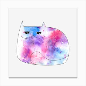 Watercolor Cat 1 Canvas Print