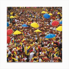 Venezuelan Carnival 1 Canvas Print