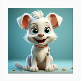 Cartoon Dog Canvas Print