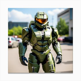 Halo Master Chief 4 Canvas Print