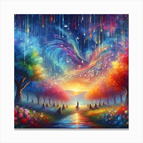 Music Of The Universe Canvas Print
