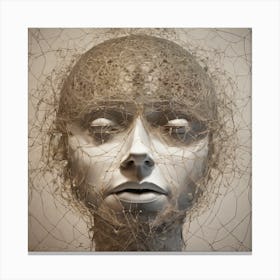 Wire Head Canvas Print