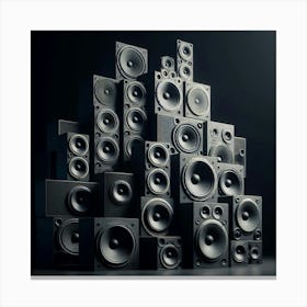A Plethra of Pitch-Perfect Drivers in a Towering Tribute to the Power of Sound Canvas Print