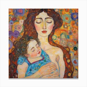 Mother And Child 1 Canvas Print