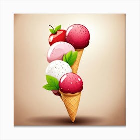 Ice Cream 1 Canvas Print