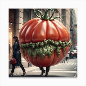 Giant Tomato Canvas Print