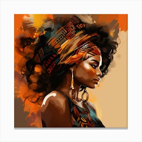 African Girl 2 Canvas Print