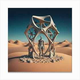 Sand Sculpture 87 Canvas Print