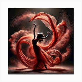 Sizzling Spirit Dance Canvas Print