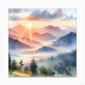 Landscape Painting 35 Canvas Print