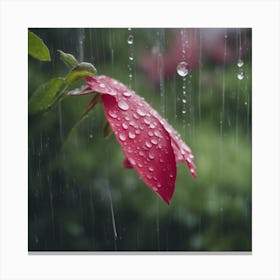 Rain Stock Videos & Royalty-Free Footage Canvas Print