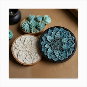 Blue Flower Canvas Print