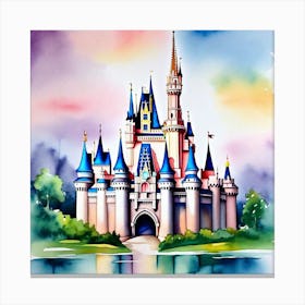 Cinderella Castle 36 Canvas Print