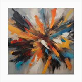 Abstract Explosion Canvas Print