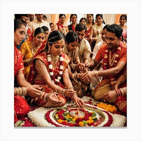 A Hindu Wedding Ritual 2809002838 Canvas Print