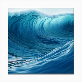 Blue Ocean Wave Canvas Print