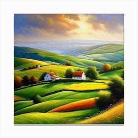 Landscape Painting 119 Canvas Print