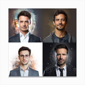 Portrait Of A Man Canvas Print