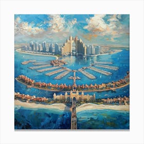 Dubai Cityscape Canvas Print